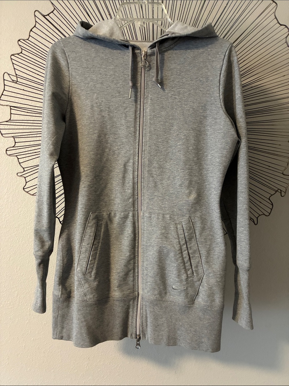Nike FitDry Hoody Full Zip Gray Size M